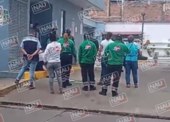 Simulacro causa movilización policías en Tapachula