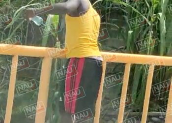 Haitianos pescan en el Texcuyuapan y venden su producto en mercados y bares.