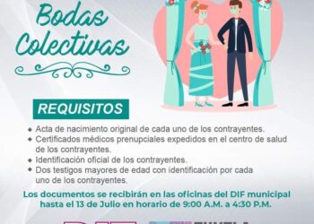 ¡¡El programa “Bodas Colectivas” continúa hasta el 13 de julio!!