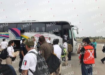 Venezolanos que ocasionaron motín en el INM fueron repatriados