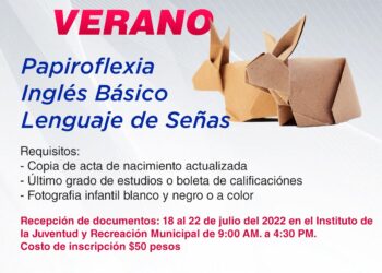 Inician las inscripciones para los cursos de verano en Tuxtla Chico.