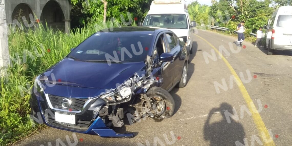 Cinco Lesionados deja accidente en Cacahoatan