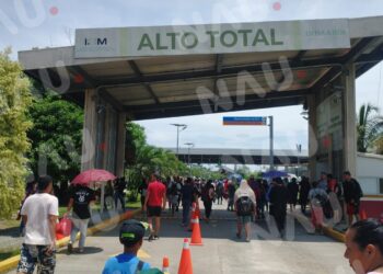 Más de 200 migrantes ocasionan destrozos CAITF de huixtla