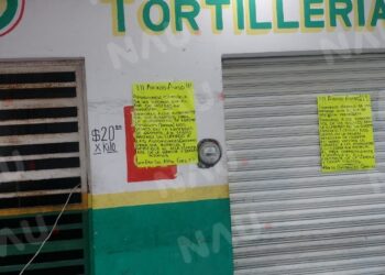 Empresas de masa y tortilla, no han abierto este viernes