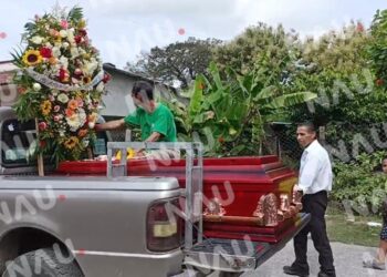 Taxista asesinado de tres balazos fue llevado al panteón municipal de Mapastepec