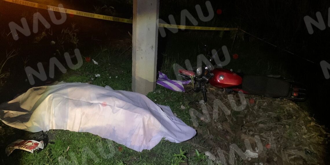 Motociclista pierde la vida en accidente en Tuzantán