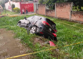 Choque por alcance deja solo daños