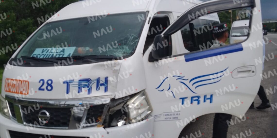 Muere una persona al ser atropellado por una combi de pasaje