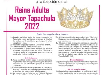 DIF TAPACHULA CONVOCA A ELECCIÓN DE REINA DEL ADULTO MAYOR 2022