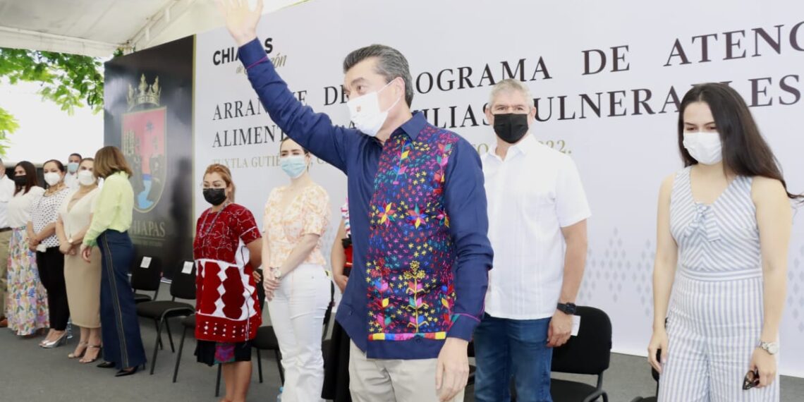 Rutilio Escandón arranca entrega de paquetes alimentarios a familias en situación de vulnerabilidad