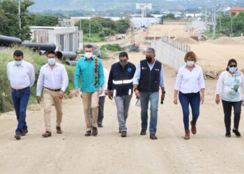 Supervisa Rutilio Escandón construcción del doble paso a desnivel en el Libramiento Norte de Tuxtla Gutiérrez