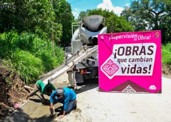 SUPERVISA ROSY URBINA PAVIMENTACIÓN CON CONCRETO HIDRÁULICO Y ASFÁLTICA DE CALLES EN COLONIA LINDA VISTA