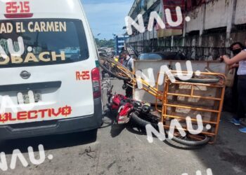 Choque múltiple deja una persona lesionada