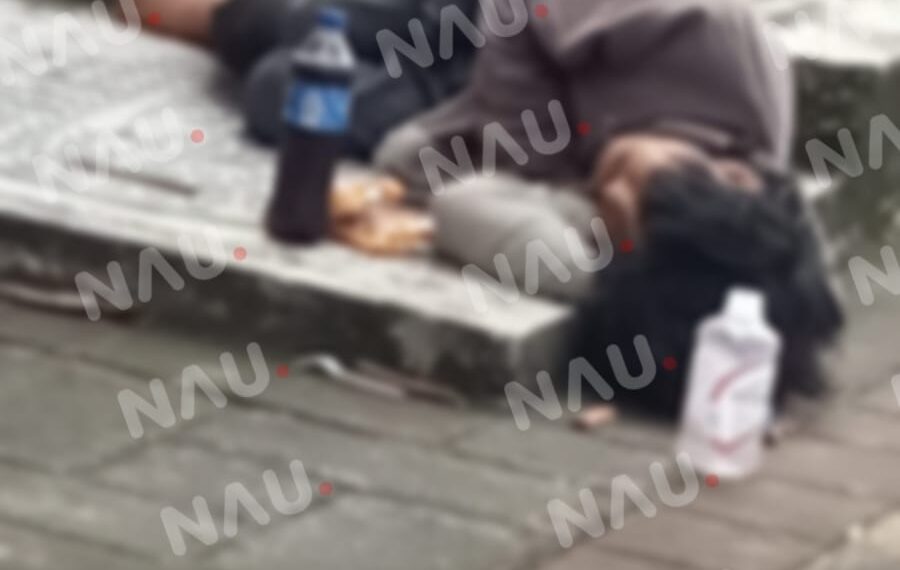 Desde hace tres días agoniza en la vía pública