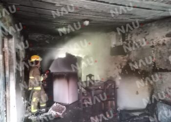Se incendia una casa en framboyanes