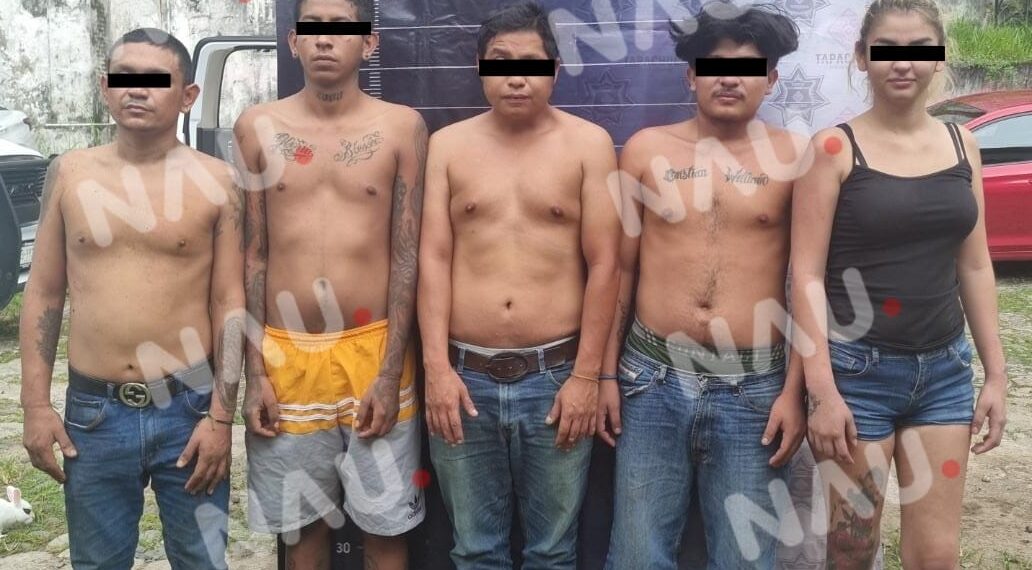 Detiene GERI a 5 presuntos pandilleros en los Reyes