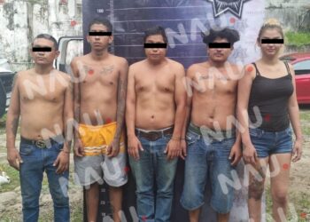 Detiene GERI a 5 presuntos pandilleros en los Reyes