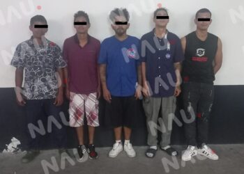 Escandalosos fueron detenidos en la colonia Palmeras.