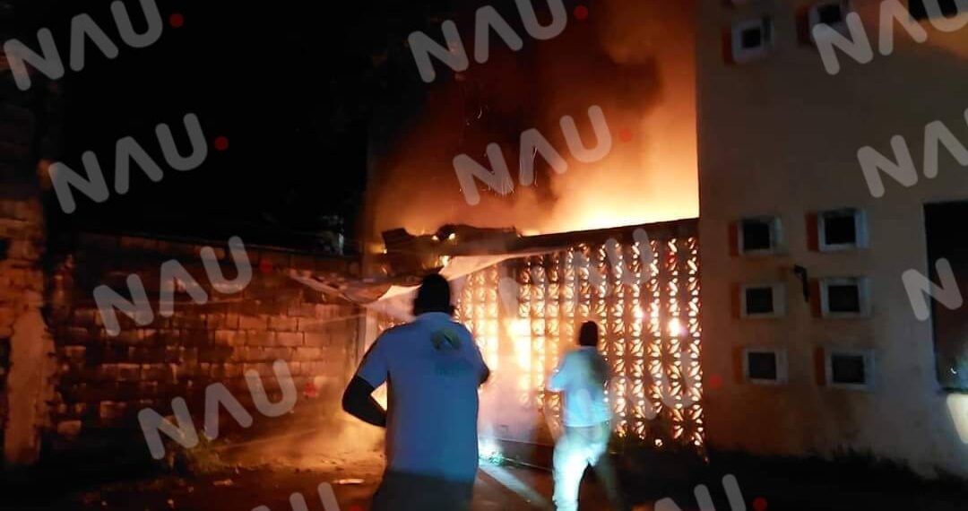 Se incendia una casa en Barrio San Miguel.