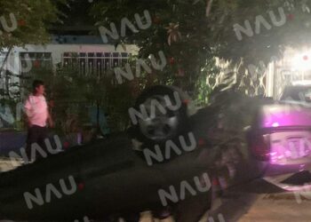 Localizan vehículo volcado en la central oriente