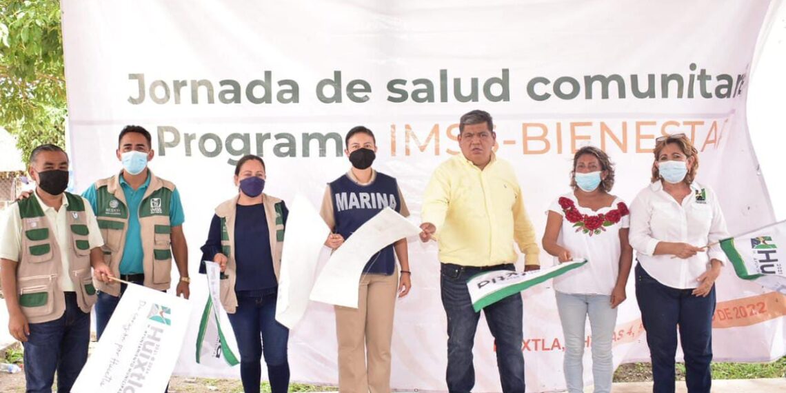 Se llevó a cabo la jornada de salud comunitaria, con presencia del presidente municipal Carlos Eduardo Salazar Gam