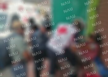 Motociclista atropella a un señor en el centro de Tapachula