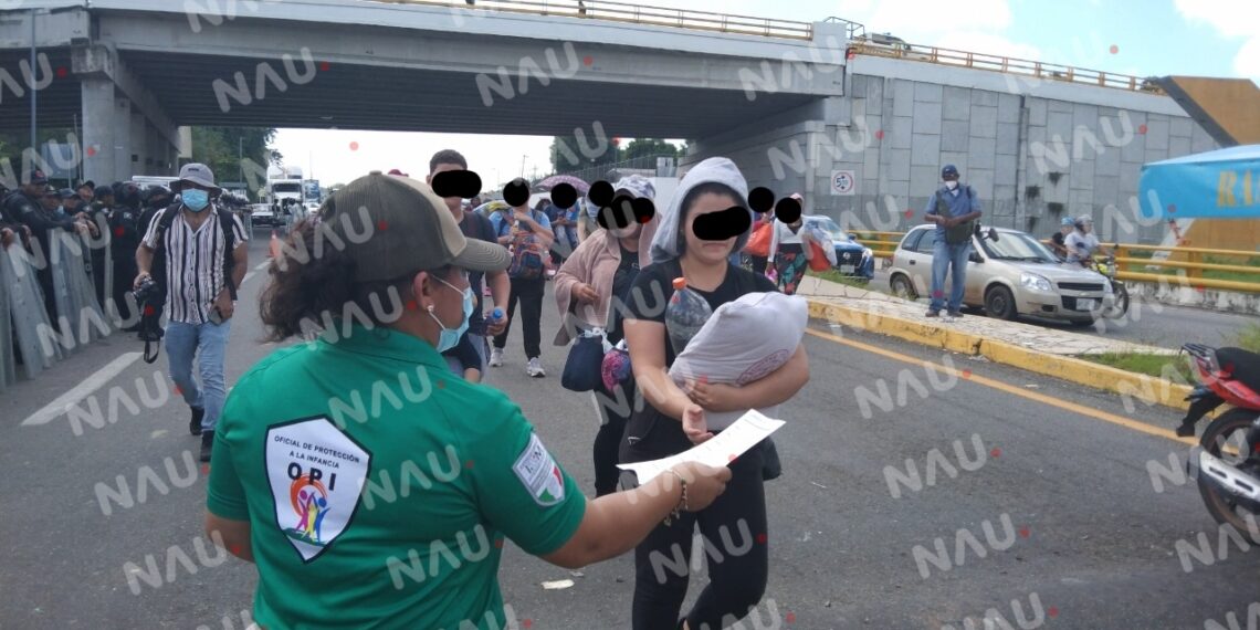 INM rescata a Familias que participan en Caravanas