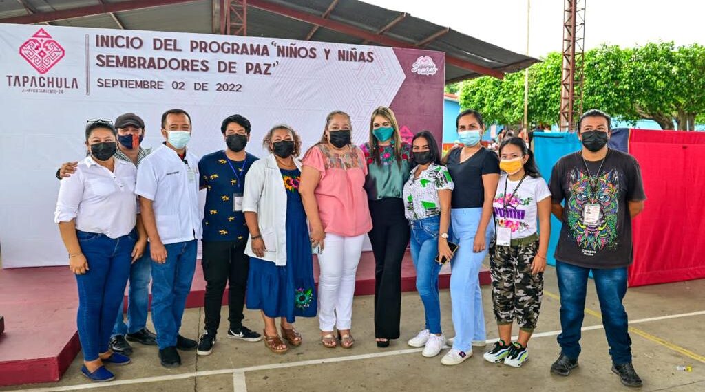 ROSY URBINA PONE EN MARCHA EL PROGRAMA “NIÑOS Y NIÑAS SEMBRADORES DE PAZ”