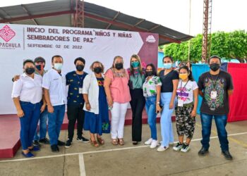 ROSY URBINA PONE EN MARCHA EL PROGRAMA “NIÑOS Y NIÑAS SEMBRADORES DE PAZ”