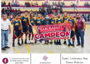 El alcalde municipal, asiste a premiacion del “1er. Gran Campeonato de Básquetbol Municipal