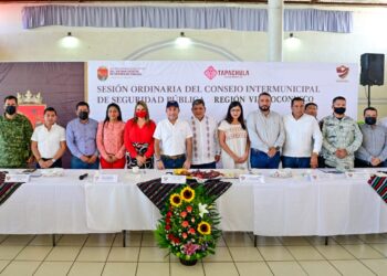 REALIZAN CUARTA SESIÓN ORDINARIA DEL CONSEJO INTERMUNICIPAL DE SEGURIDAD PÚBLICA REGIÓN VIII SOCONUSCO