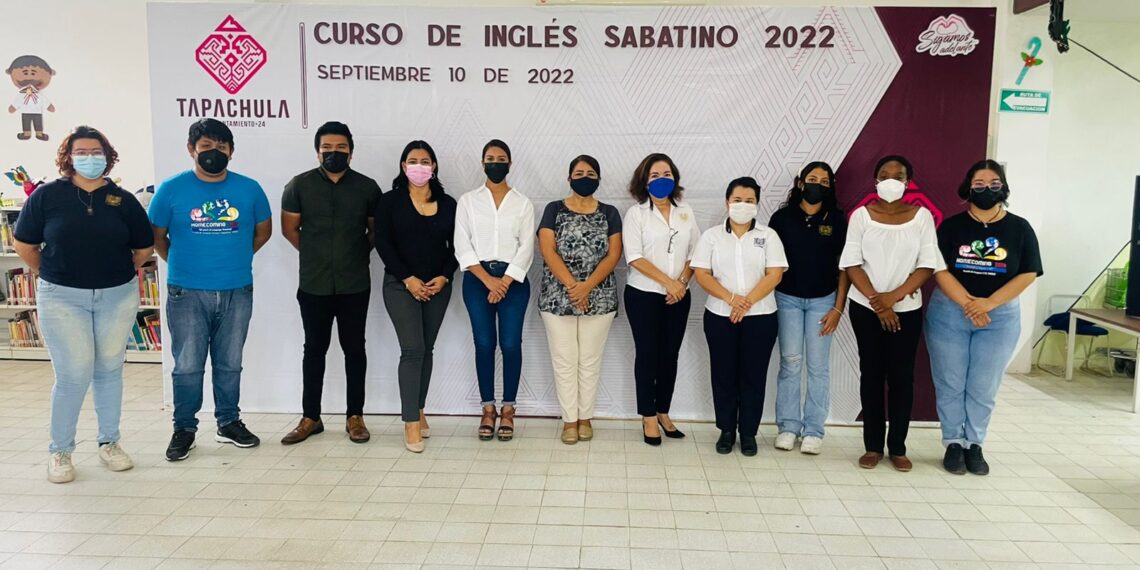 AYUNTAMIENTO INICIA CURSO DE INGLÉS BÁSICO SABATINO 2022, EN LA BIBLIOTECA REGIONAL DE TAPACHULA