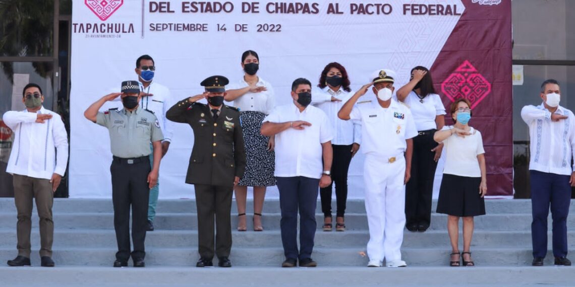 CONMEMORA AYUNTAMIENTO DE TAPACHULA, INCORPORACIÓN DE CHIAPAS AL PACTO FEDERAL