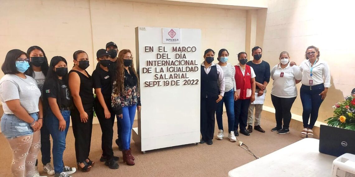 CONMEMORA AYUNTAMIENTO DÍA INTERNACIONAL DE LA IGUALDAD SALARIAL, CON PLÁTICA INFORMATIVA