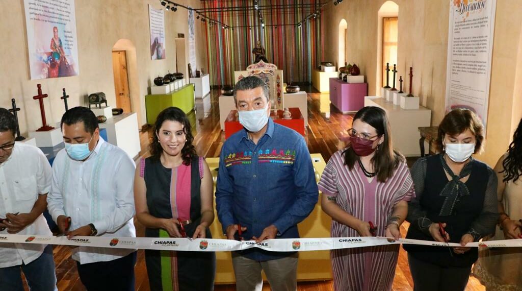Rutilio Escandón inaugura del Museo de la Laca en el Exconvento de Santo Domingo Chiapa de Corzo