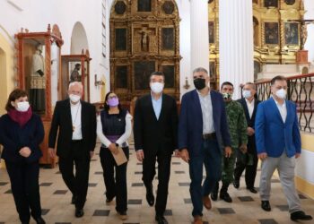 Rutilio Escandón inaugura rehabilitación de la Catedral de San Cristóbal de Las Casas, afectada por el sismo de 2017