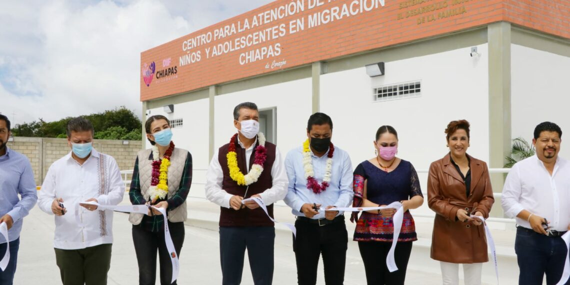En La Trinitaria, inaugura Rutilio Escandón el Centro para la Atención de las y los Niños y Adolescentes Migrantes
