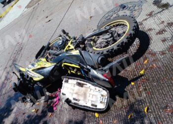 Vehículo atropella a motociclista en la 5 re febrero