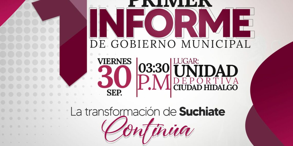 1er. Informe de Gobierno Municipal