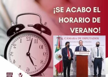 El Diputado Jose Luis Elorza Flores, votó a favor de que se quitará el horario de verano