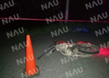 Muere motociclista en Huixtla.