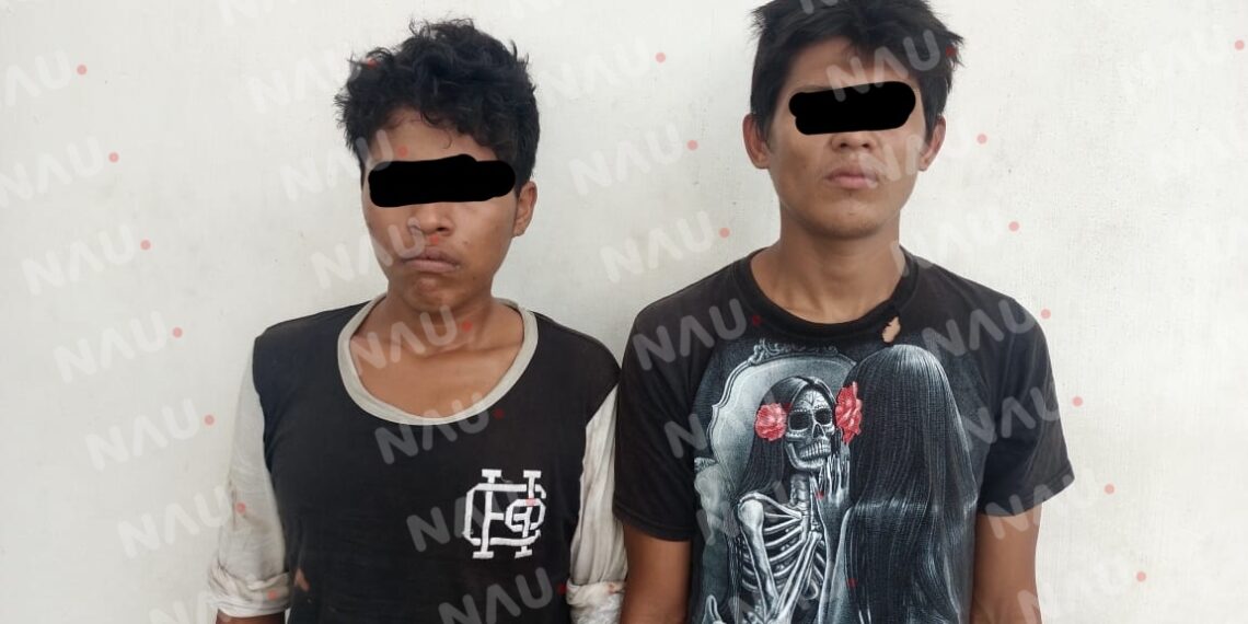 Detienen a dos con marihuana