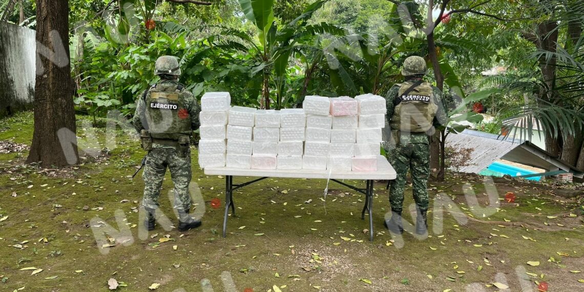 10 millones 200 mil dólares costaba la droga asegurada por la SEDENA en Chiapas