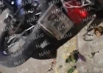 Casi se mata motociclista en la colonia Doroteo Arango