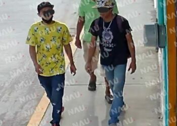 Los delincuentes fueron captados y exhibidos