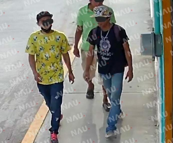 Los delincuentes fueron captados y exhibidos