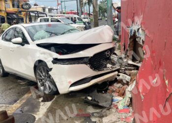 Choque deja daños por más de 100 mil pesos