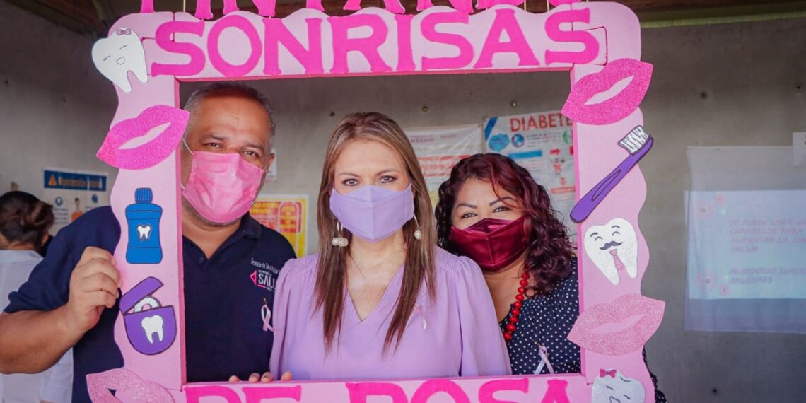 ROSY URBINA PONE EN MARCHA BRIGADA “PINTANDO SONRISAS DE ROSA”