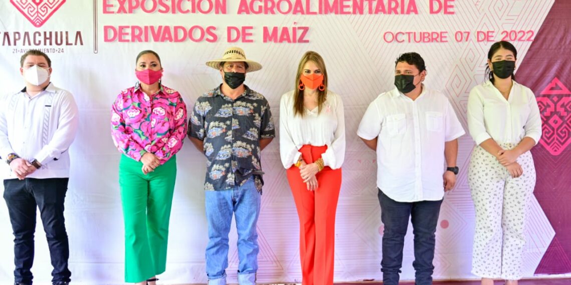 ROSY URBINA PRESIDE CELEBRACIÓN ROSA, FERIA DEL MAIZ EN TAPACHULA