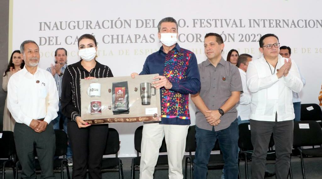Rutilio Escandón inaugura el Segundo Festival Internacional del Café, Chiapas de Corazón